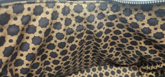 Brighton Women's Woven Jute/Leather Hobo Bag Braided Leather Handle Zip Closure - Picture 15 of 15